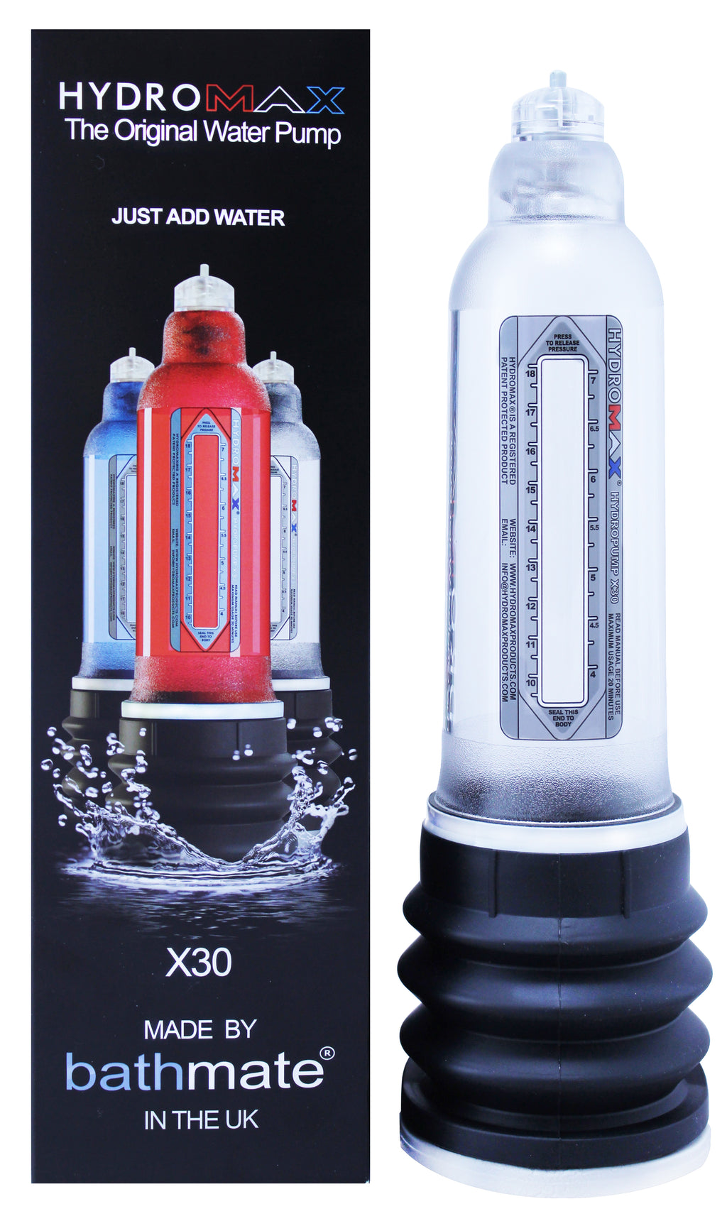 Hydromax X30 Crystal Clear