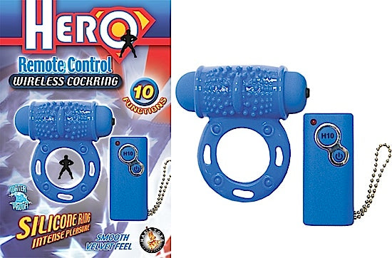 Hero Remote Control Wireless Cockring Blue