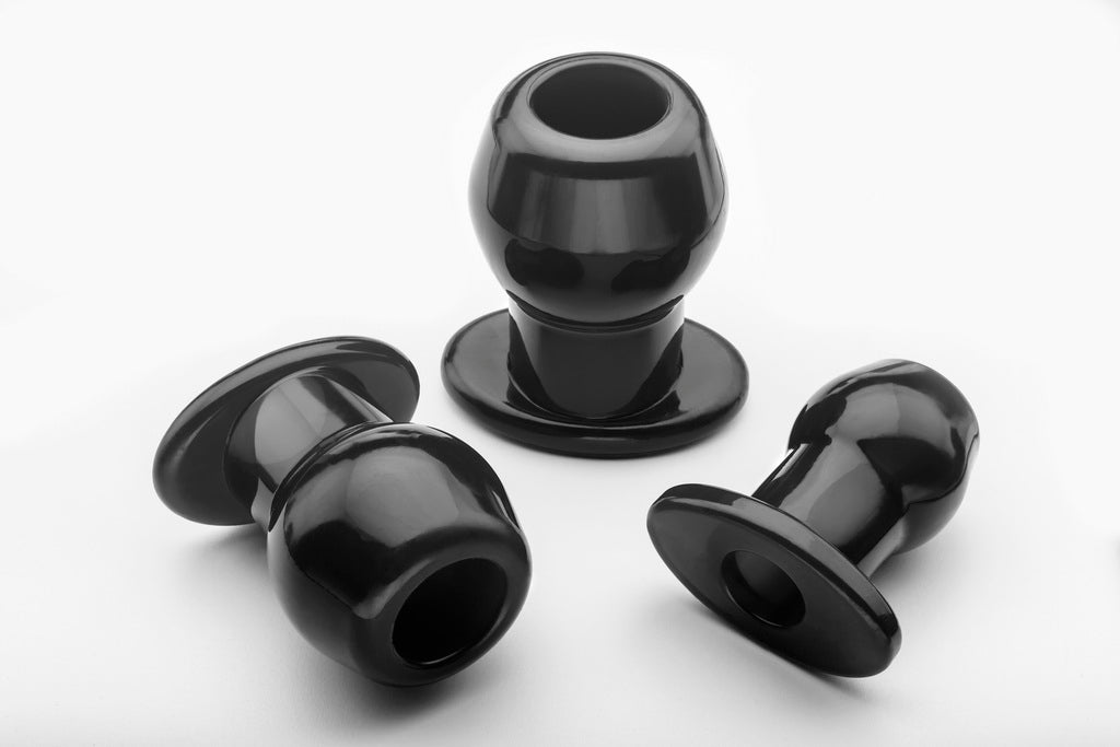 Perfect Fit Double Tunnel Plug Large- Black